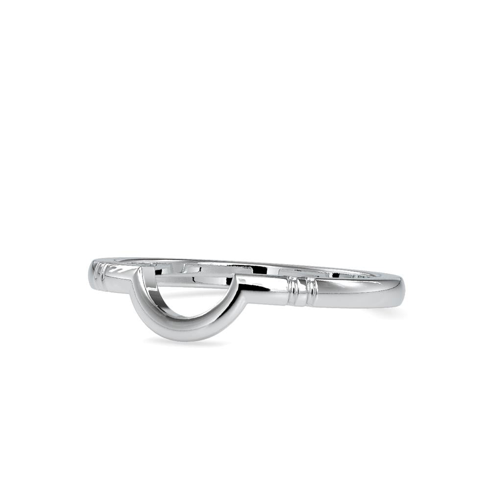 Petite Curved Wedding Ring