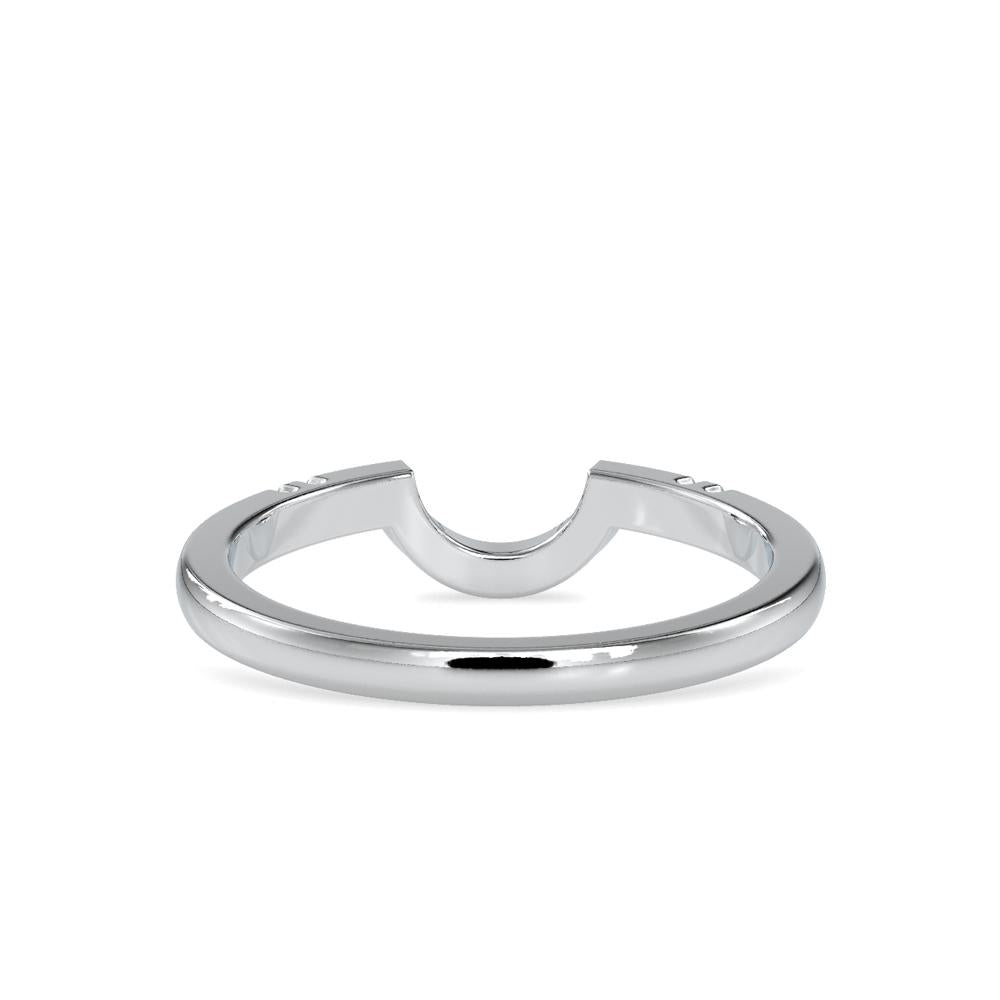 Petite Curved Wedding Ring