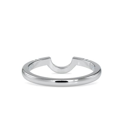 Petite Curved Wedding Ring