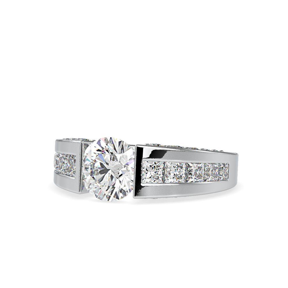 Tension Setting Dimaond Engagement Ring