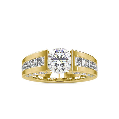 Tension Setting Dimaond Engagement Ring