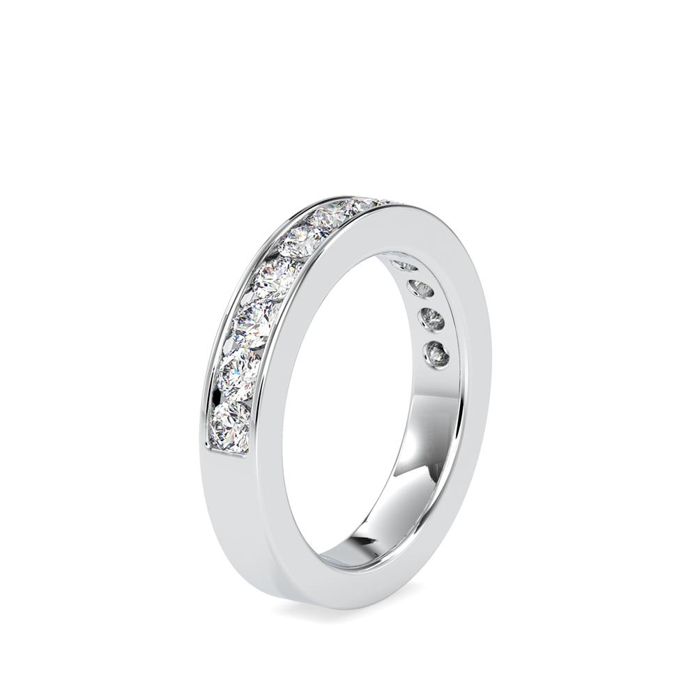 Petite Channel Set Diamond Wedding Ring