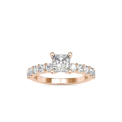 Princess Diamond Solitaire Engagement Ring