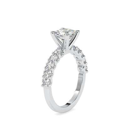 Princess Diamond Solitaire Engagement Ring