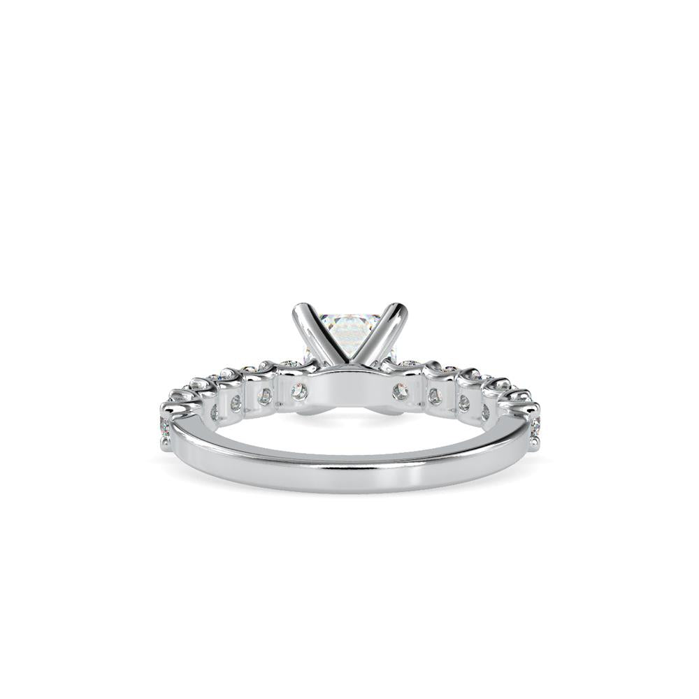 Princess Diamond Solitaire Engagement Ring