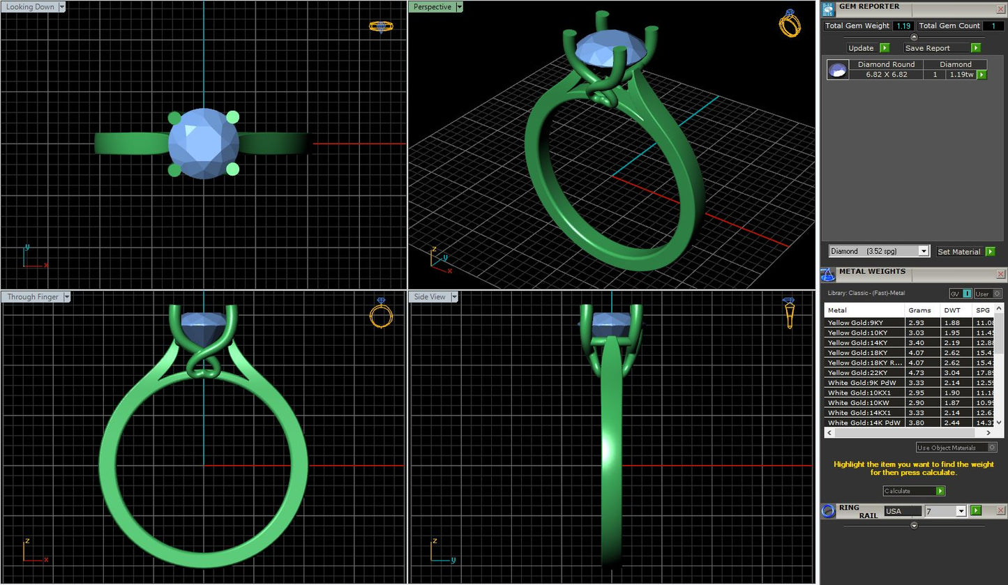 Petite Round Solitaire Engagement Ring