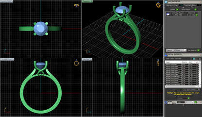 Petite Round Solitaire Engagement Ring