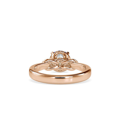 4 Prong Fancy Setting Solitaire Engagement Ring