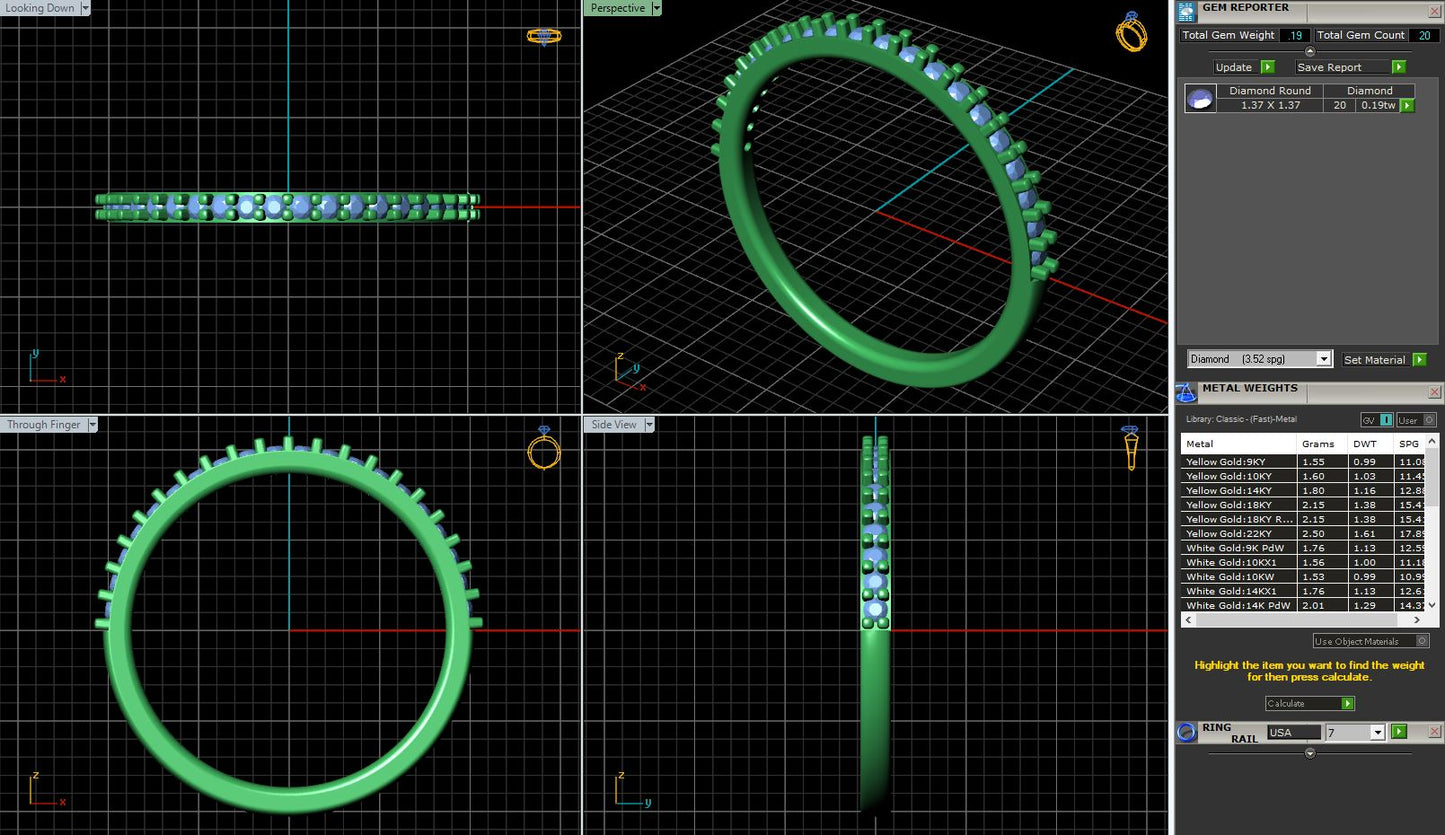 Petite Micropave Diamond wedding Ring