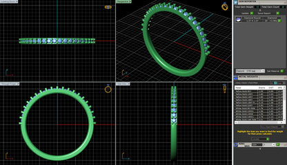 Petite Micropave Diamond wedding Ring