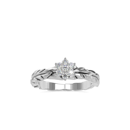 Laurel Leaf Engagement ring