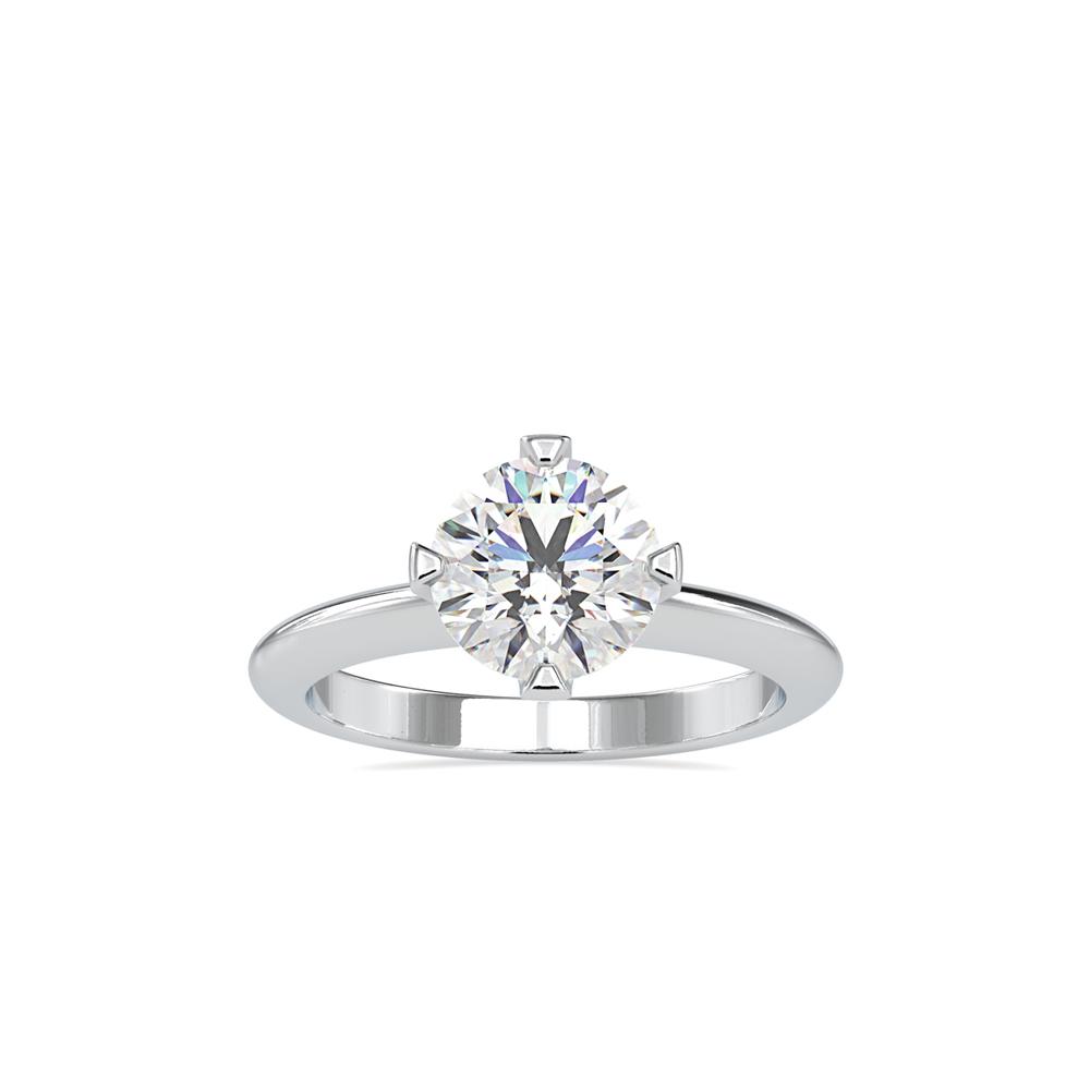 Knife Edge Star Set Solitaire