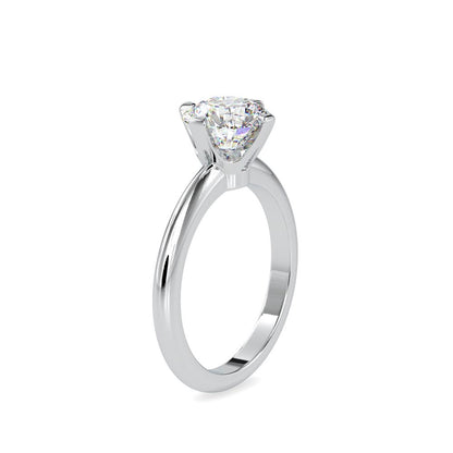 Knife Edge Star Set Solitaire
