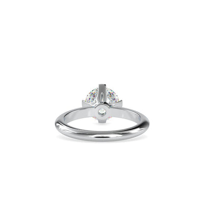 Knife Edge Star Set Solitaire