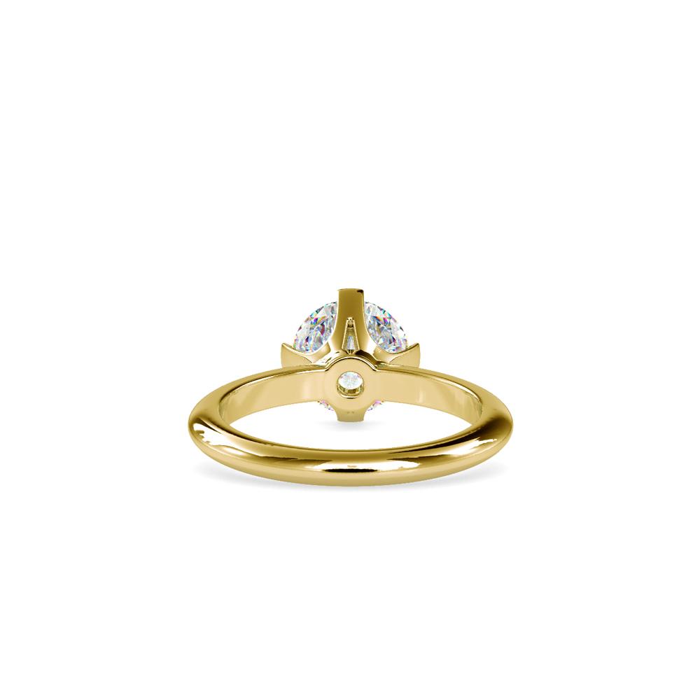 Knife Edge Star Set Solitaire