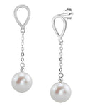 14K Gold Freshwater Pearl Vera Tincup Earrings