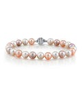 7-8mm Multicolor Freshwater Pearl Bracelet - AAAA Quality