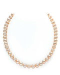 7-8mm Peach Freshwater Pearl Necklace - AAAA Quality