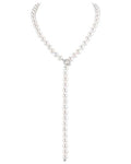 8-9mm-White-Freshwater-Pearl-&-Diamond-Adjustable-Y-Shape-Necklace--AAAA-Quality