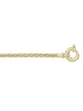 N2701 - YELLOW GOLD HOLLOW WHEAT LINK