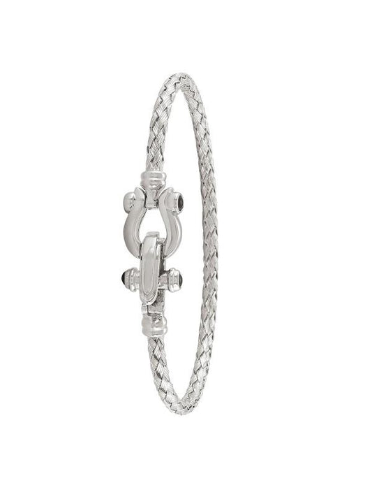 STERLING SILVER FANCY BUCKLE BANGLE