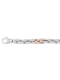 PINK AND WHITE SILVER BRACLET