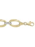 TWO TONE HOLLOW FANCY BRACELET