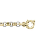 TWO TONE HOLLOW ROUND FANCY LINK