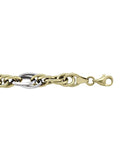 TWO TONE HOLLOW FANCY LINK