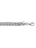 WHITE GOLD WEAVE LINK