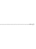 N1014 - WHITE GOLD SOLID ANCHOR LINK