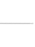 N1018 - WHITE GOLD SOLID FLAT BEVELED LINK