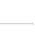 N101W-LT - WHITE GOLD SOLID CURB LINK