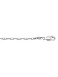 N120W - WHITE GOLD SOLID ANCHOR LINK