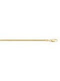 N130 - YELLOW GOLD ROUND SNAKE LINK