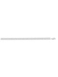 N2420W - WHITE GOLD SOLID OPEN LINK ANKLET