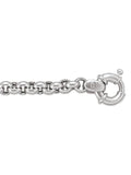 WHITE GOLD HOLLOW FANCY ROLO
