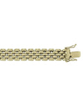 YELLOW GOLD HOLLOW FANCY LINK