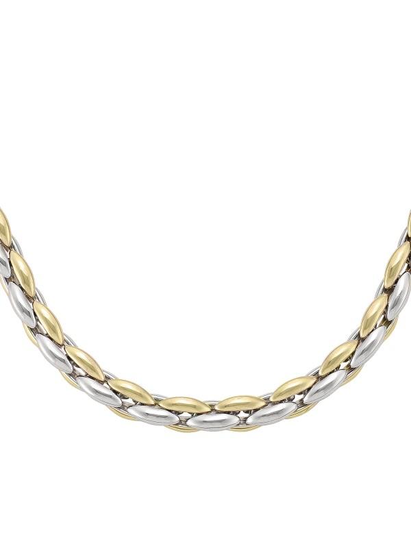 N3319 - TWO TONE HOLLOW ROUND FANCY LINK