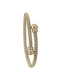N5818 - TWO TONE FANCY MESH BANGLE