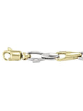 N824 - TWO TONE SOLID FLAT FANCY LINK
